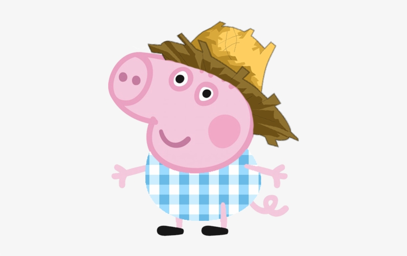 Free Pig Cartoon Png - Little Brother George, transparent png