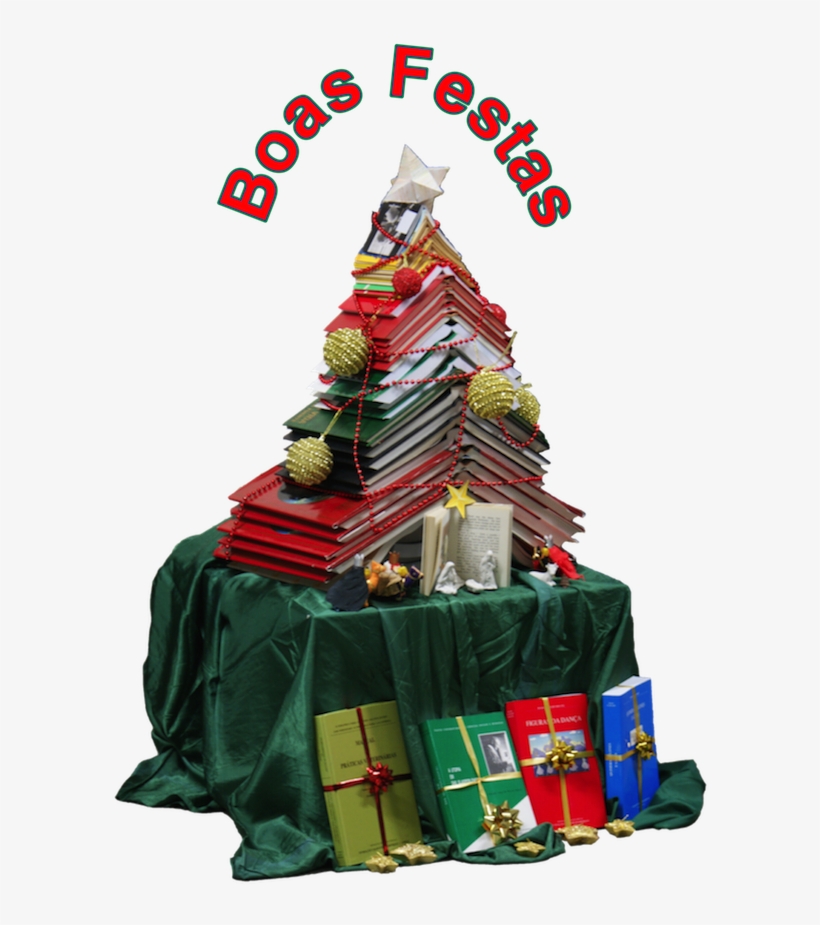 Árvore De Natal Da Biblioteca - Biblioteca Arvore De Natal, transparent png