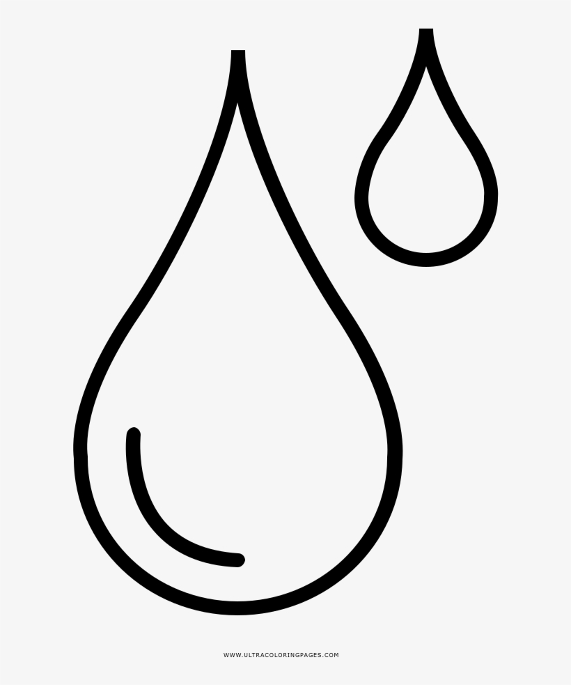 Dibujos De Gotas Related Keywords Dibujos De Gotas - Tropfen Ausmalbild, transparent png