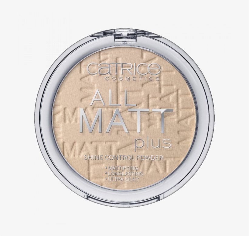 Catrice All Matt Plus Shine Control Powder Warm Beige, transparent png