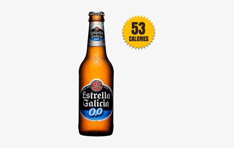 Estrella Galicia 0,0 - Germany Beer No Alcohol, transparent png