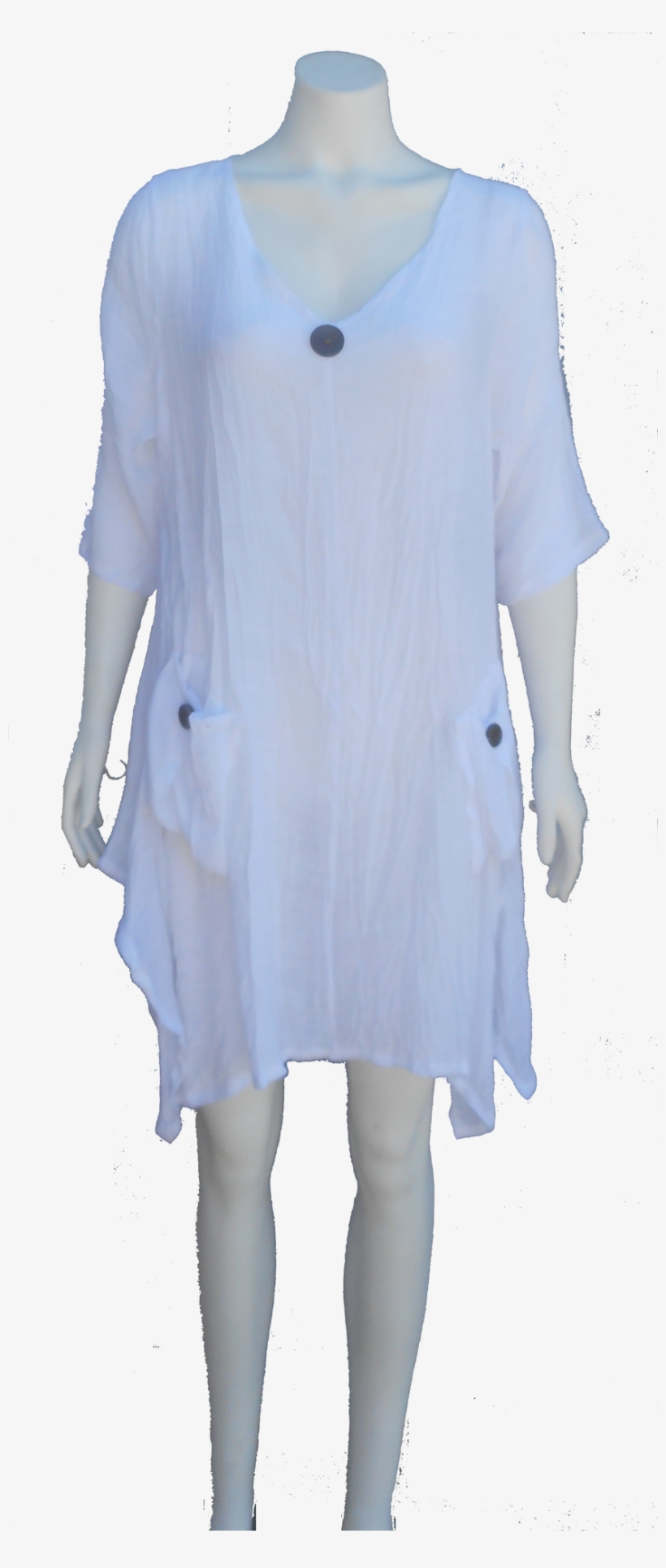 Gauze Dress - Overcoat, transparent png