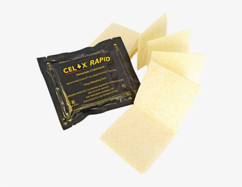 The Fastest Acting Hemostatic Gauze - Celox Z Fold Rapid, transparent png