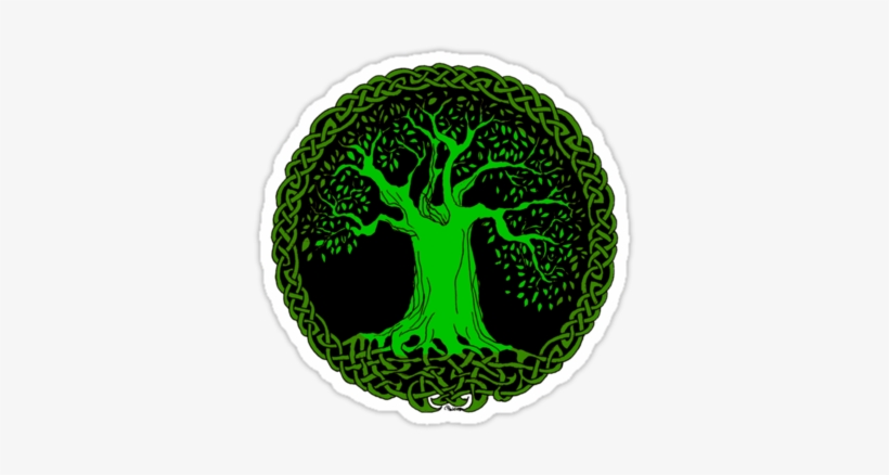 Celtic Tree By Icefaerie - Black And White Tree Of Life, transparent png