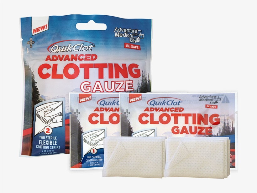 Quikclot Gauze Contents Quikclot Gauze Strt - Quikclot Advanced Clotting Gauze, transparent png