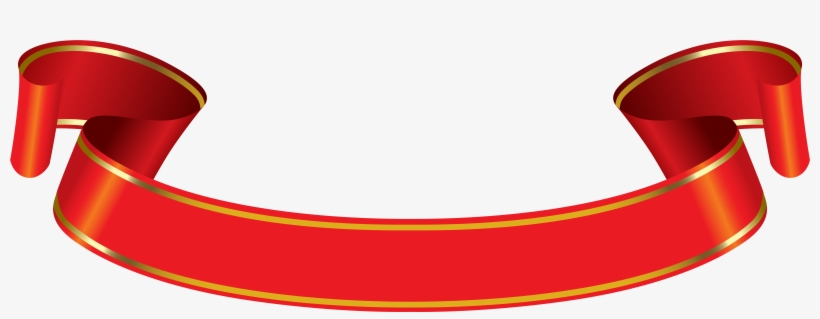 Banner Png Red Gold, transparent png