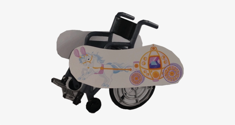 Fairy Tale Carriage Wheelchair Costume Child's - Stickers Carrosse De Princesse, transparent png