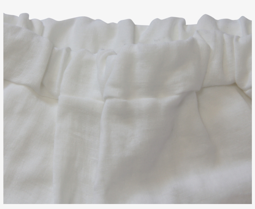 Unionini White Gauze Frill Pants - Ruffle, transparent png