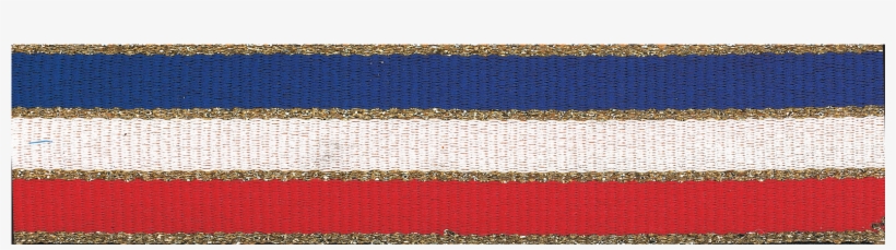Red/white/blue W/ Gold Border "v" Neck Ribbon, transparent png