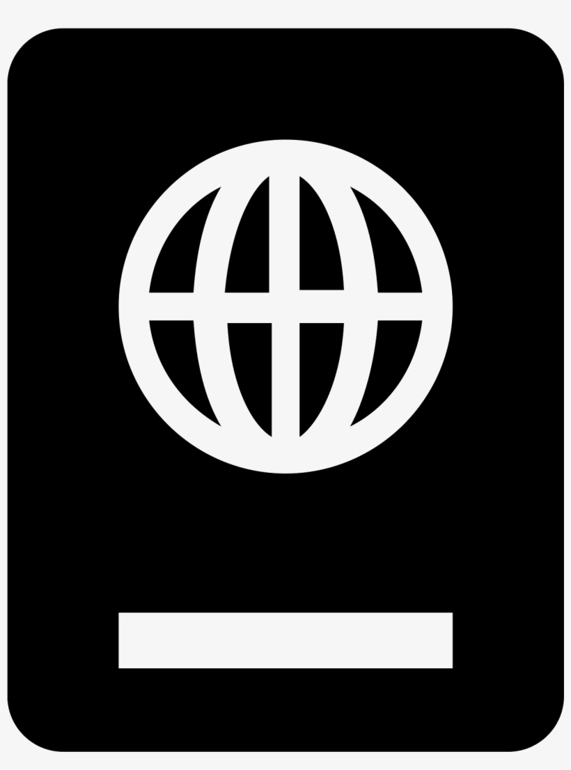 This Is A Drawing Of A Passbook That Has Some Sort - Passport Icon, transparent png