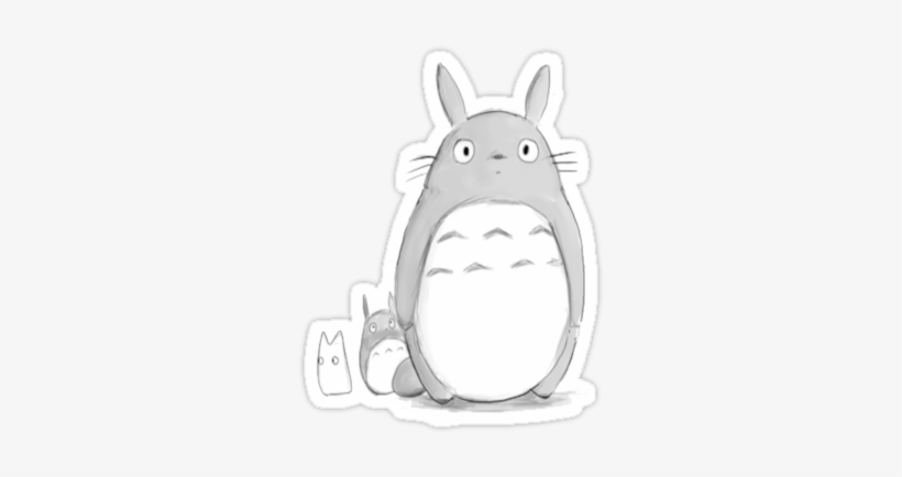 Kawaii My Neighbor Totoro Tumblr Drawing By Sadeelishad - My Neighbor Totoro, transparent png