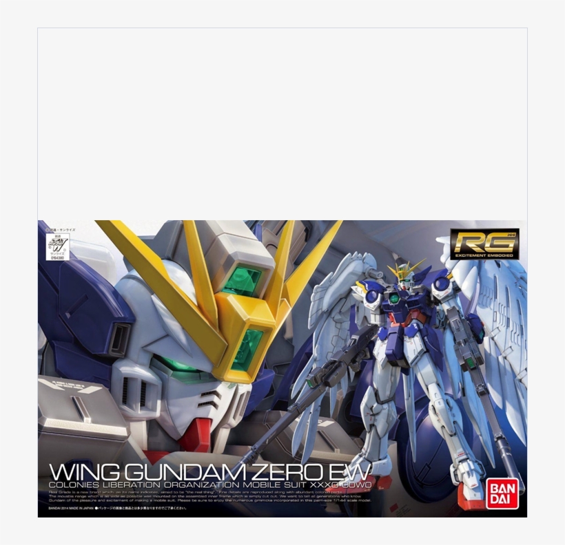 Rg 1/144 Gundam W [017] Xxxg-00w0 Wing Gundam Zero - Wing Gundam Zero Ew Gundam Plastic Model Kit, transparent png