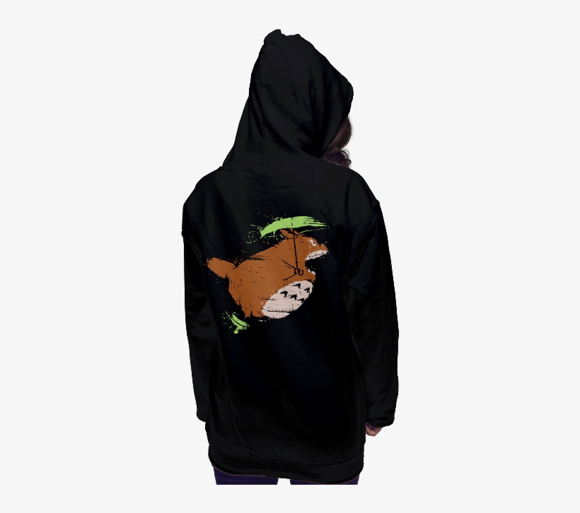 Totoro Fly - Shirt, transparent png