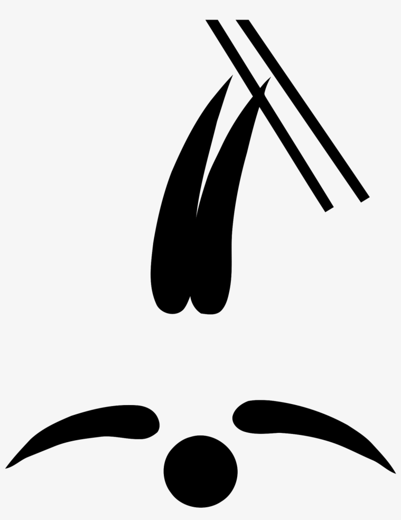 Open - Freestyle Skiing Pictogram, transparent png