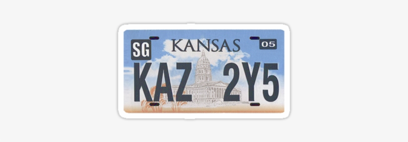 Supernatural Impala License Plate Supernatural - Supernatural License Plate Drawings, transparent png