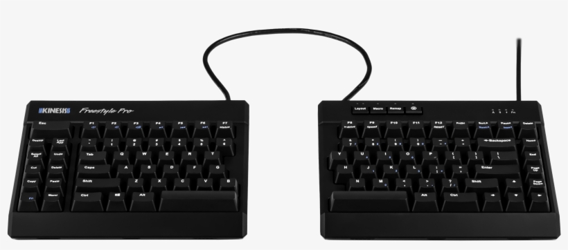 Freestyle Pro Keyboard - Ergonomic Keyboard, transparent png