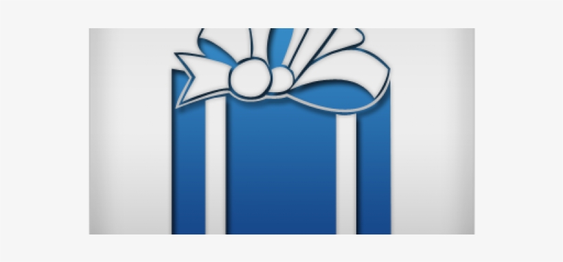 117226 Matte Blue And White Square Icon Culture Gift - Gift, transparent png