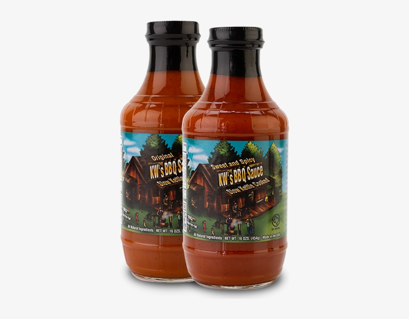 Kw's Bbq Sauce Bottle - Can T Stop Smokin Bbq Sauce Bottle, transparent png