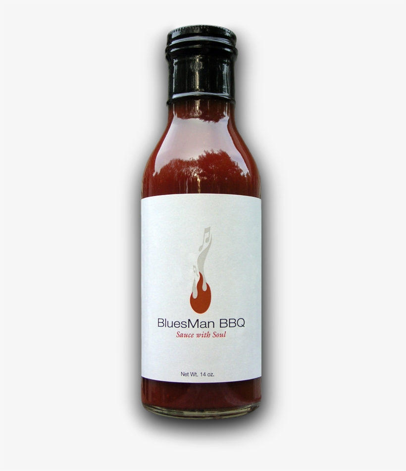 Bluesman Bbq Sauce - Bbq Sauce Bottle, transparent png