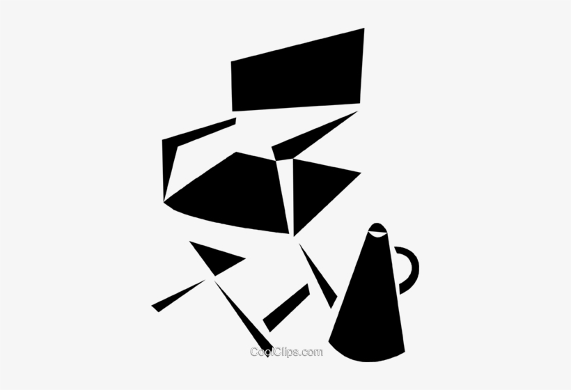 Director's Chair Royalty Free Vector Clip Art Illustration - Cadeira De Diretor Png, transparent png