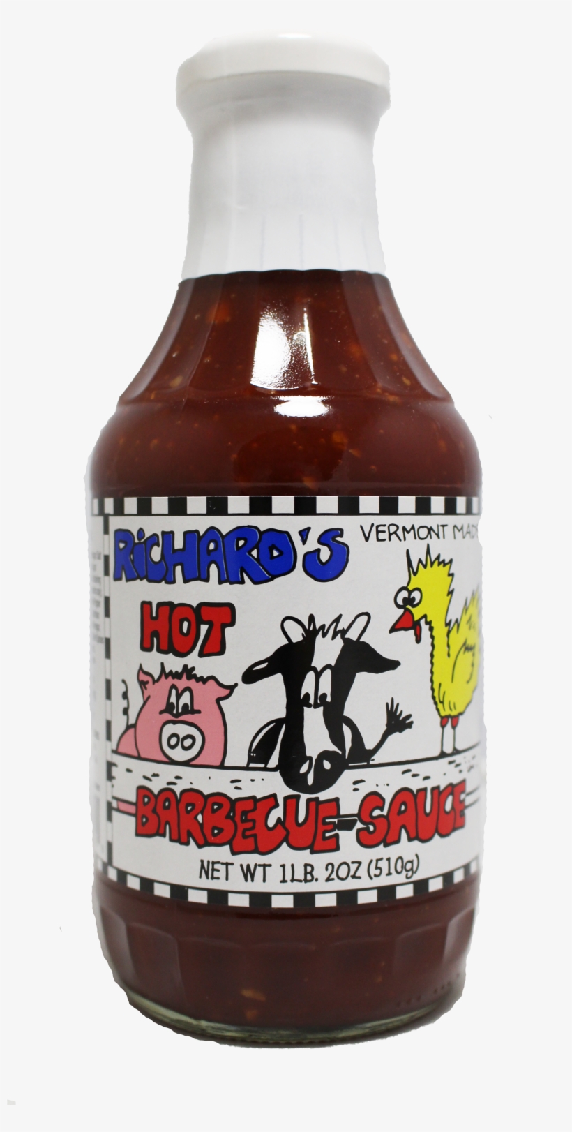 Richard's Hot Bbq Sauce - Richards Barbecue Sauce, Hottest - 3 Oz Jar, transparent png