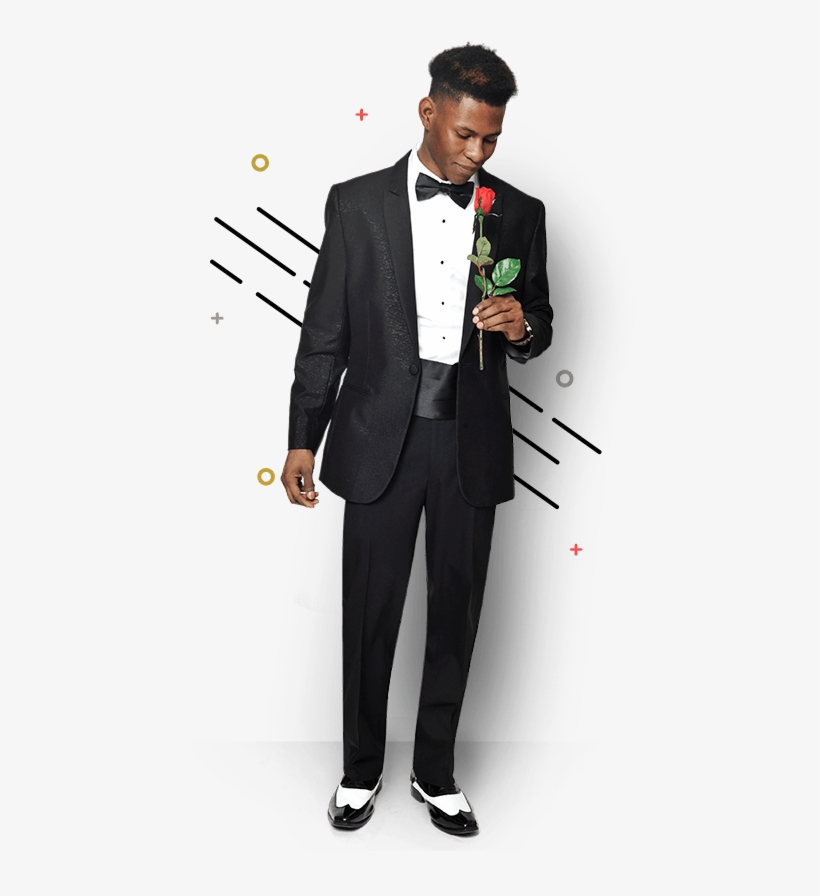 Black - Prom Tuxedo, transparent png