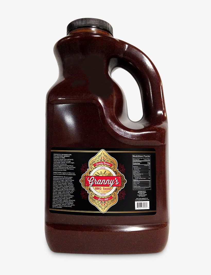 Granny's Bbq Sauce - Granny's Bbq Sauce 18oz, transparent png