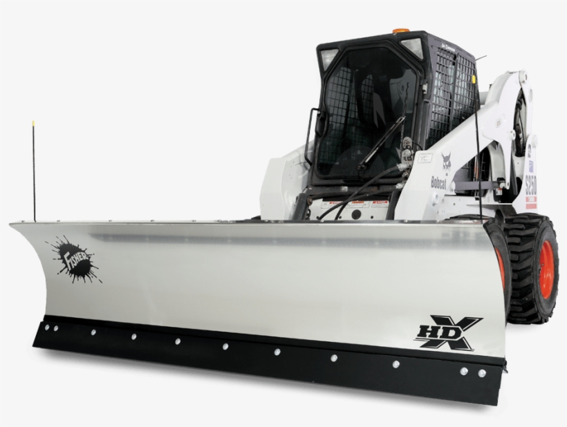 Skid Steer Back Of Plow - Fisher Snow Plow, transparent png
