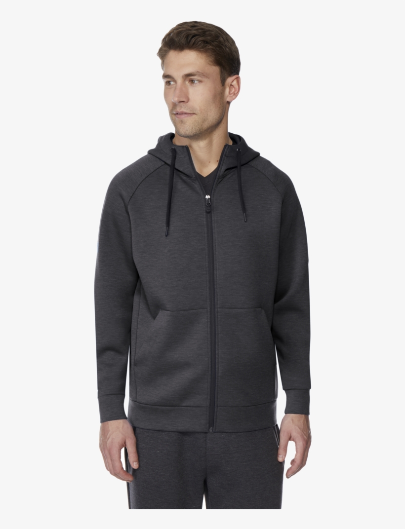 32 Degrees Men's Fleece Tech Hoodie - Jacket, transparent png