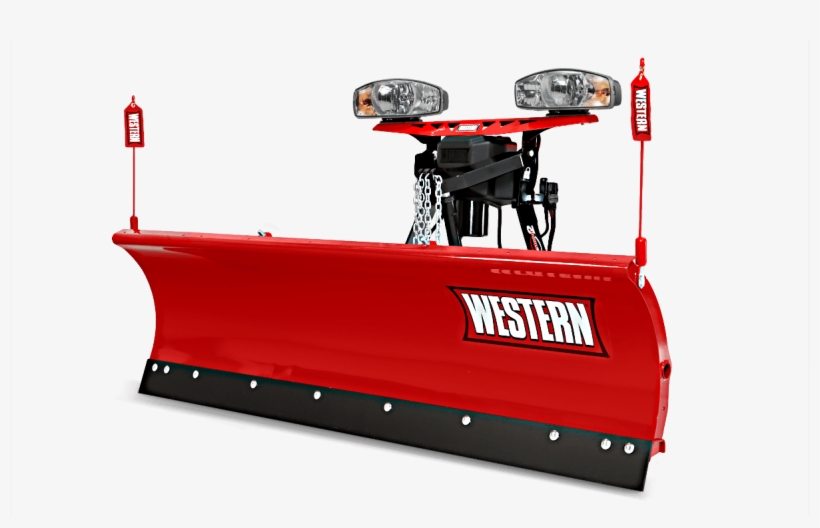 Straight Blade Snowplow - Western Pro Plow Series 2, transparent png