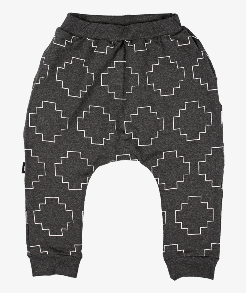 Stairs Grey Harem Pants - Woolen, transparent png