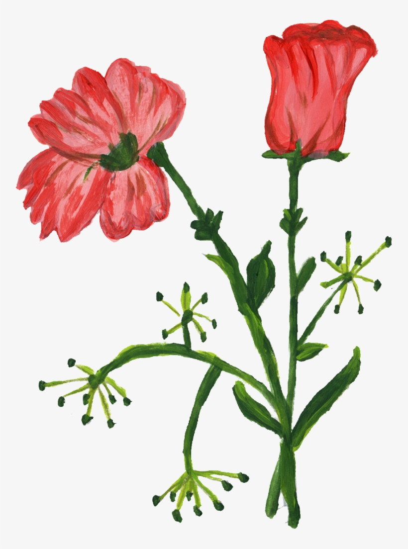 10 Paint Flower Png Transparent Onlygfx Com - Flower Png Paint, transparent png