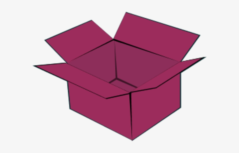 Pink Box Clipart - Green Cardboard Box Clipart, transparent png