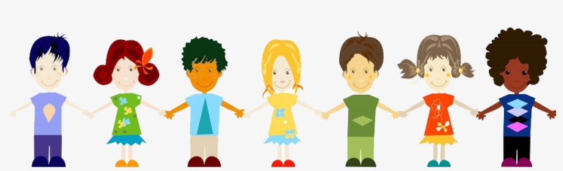 Kids Holding Hands Diversity1 - Volunteer Kids, transparent png