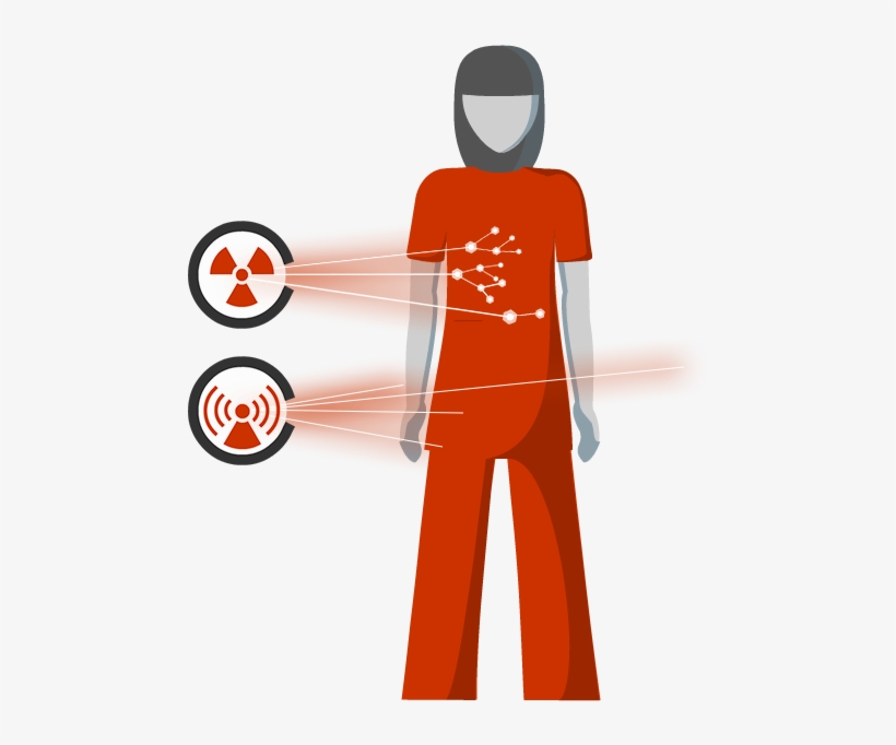 Illustration Of A Person Exposed To An Ionizing Radiation - Ionizing Radiation, transparent png
