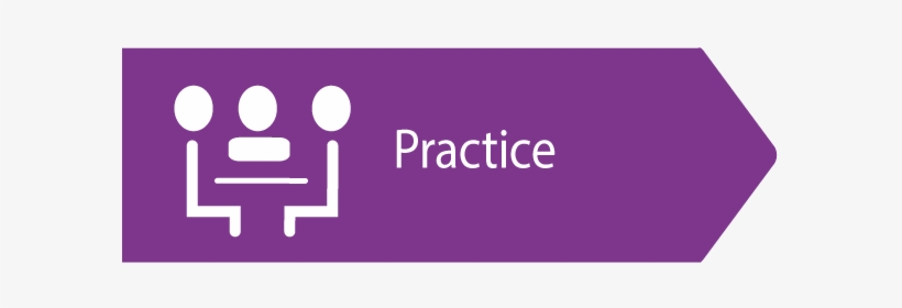 People Sitting Together At A Table Icon Inside An Arrow - Practice Icon Png, transparent png