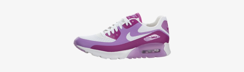 Mujeres Nike Air Max 90 Ultra Br Blanco / Fucsia Destello-fucsia - Shoe, transparent png