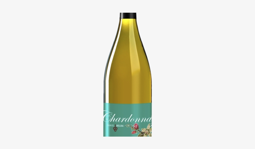 Blanco Chardonnay Daniel Belda - Glass Bottle, transparent png