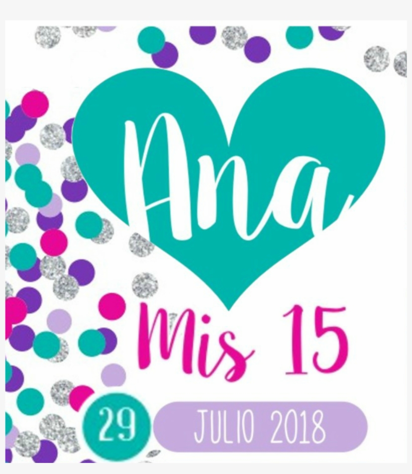 Los Xv De Ana En La Paloma Eventos -sourigues - Heart, transparent png