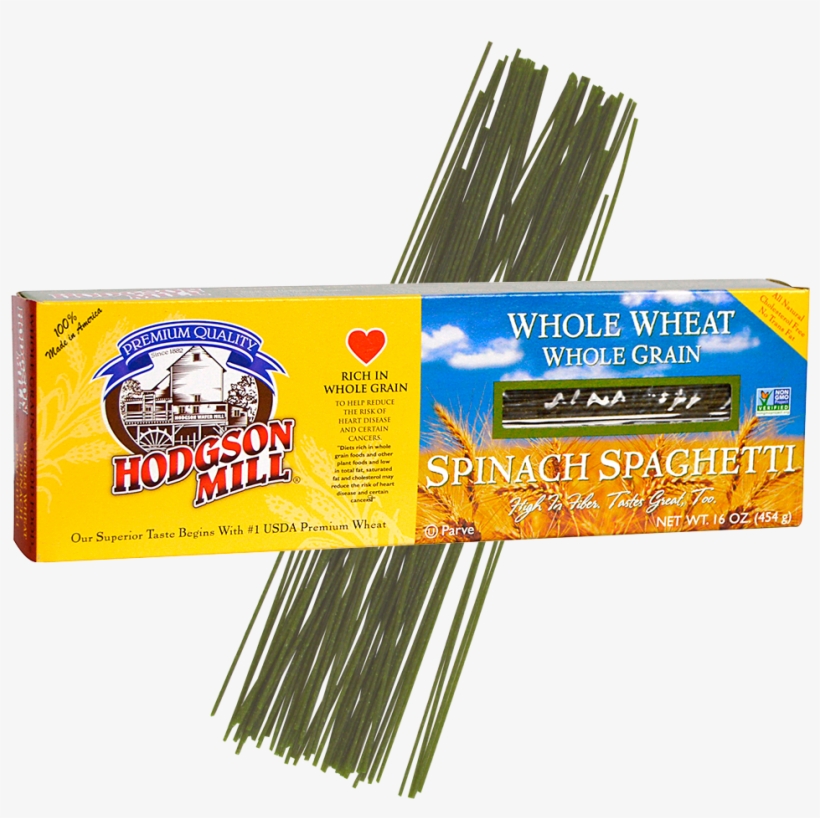 Whole Wheat Spinach Spaghetti - Hodgson Mill Pasta Wwht Fettuccine 12 Oz, transparent png