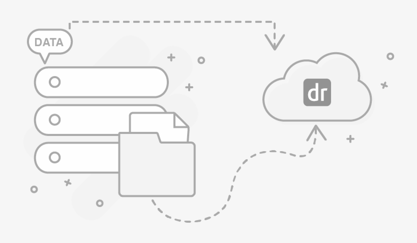 Drchrono Cloud Taking In Data And Files - Drchrono, transparent png