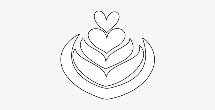 Latte Art, transparent png