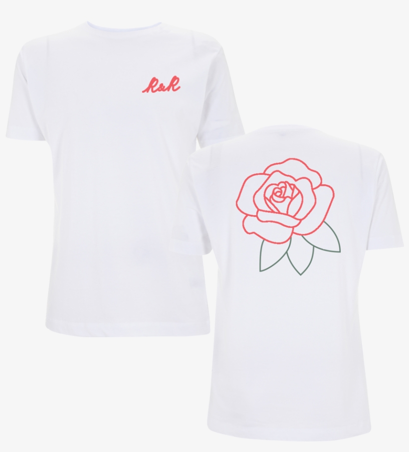 R&r Rose Front And Back T-shirt - Rose And Rosie Shirt, transparent png