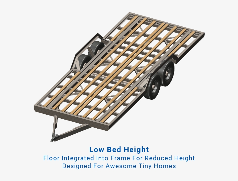 20ft Tiny Home Trailer - House, transparent png