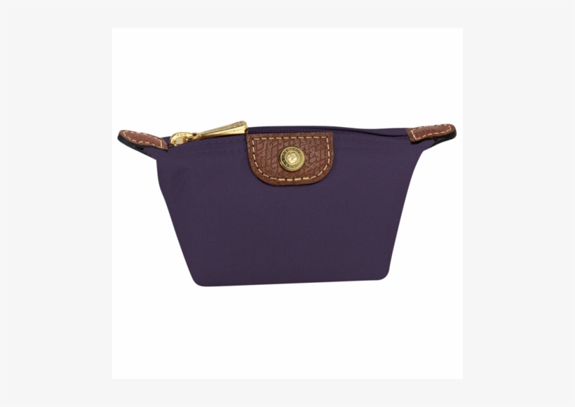 Longchamp Le Pliage Coin Purse, Women's, Navy, transparent png