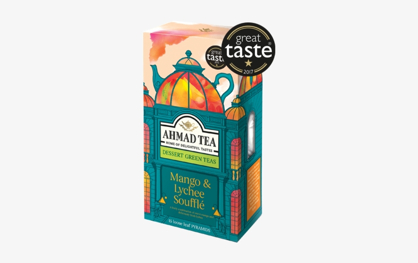 Mango & Lychee Soufflé - Ahmad Tea Mango & Lychee Souffle, transparent png