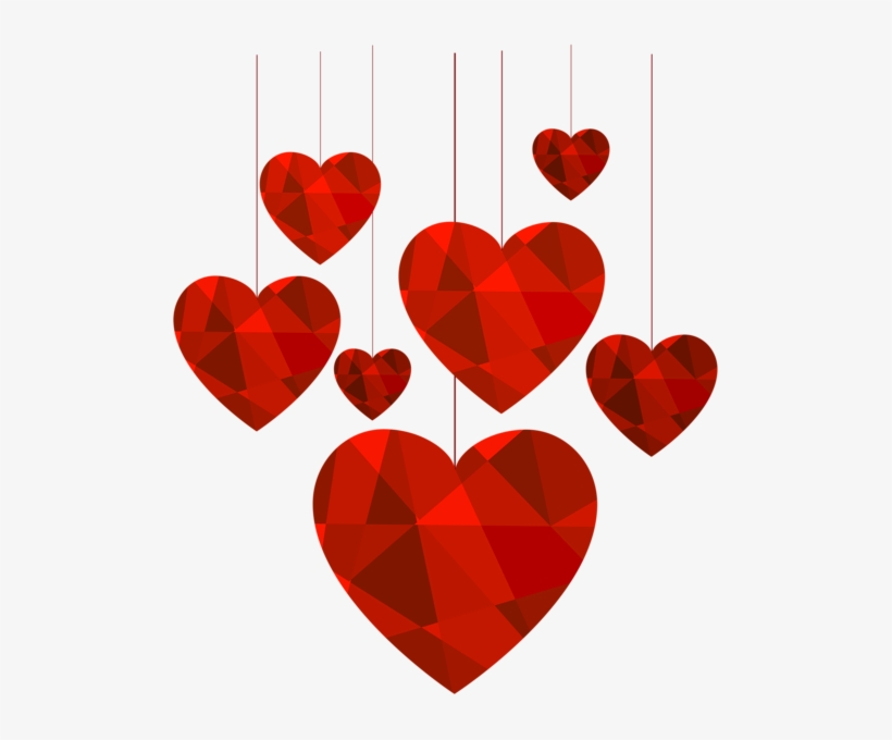 0, - Red Hearts Transparent Clip Art, transparent png