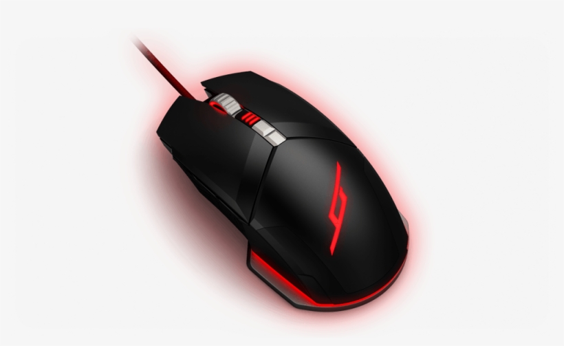 M50 Mouse Top Angled View - Das Keyboard M50 Pro Gaming Mouse, transparent png