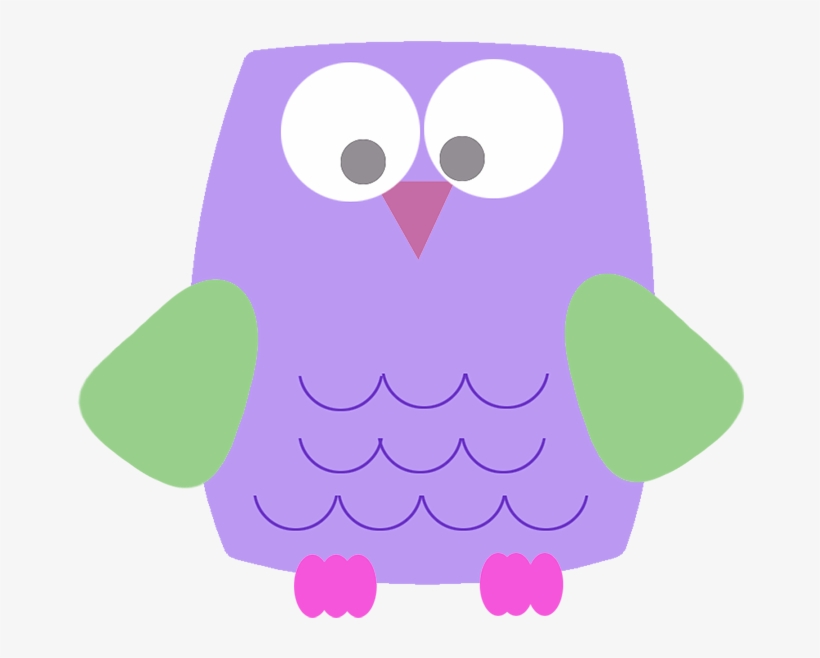 Lila Funny Owl Clipart - Owl, transparent png