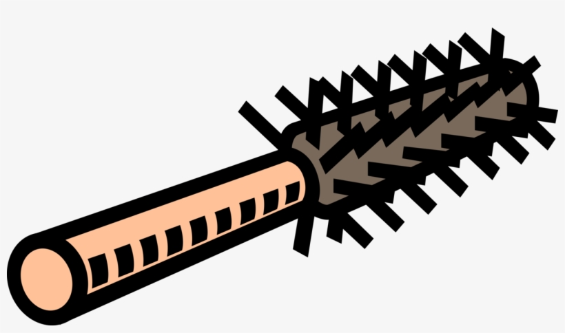 Vector Illustration Of Personal Grooming And Styling - Hair Brush Clipart, transparent png